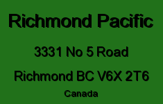Richmond Pacific 3331 NO 5 V6X 2T6